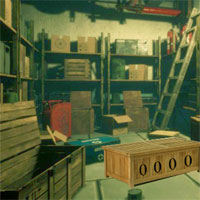 Free online flash games -  8b Darkness Warehouse Escape  game - WowEscape 