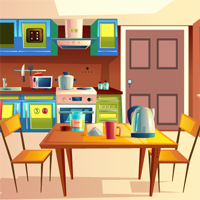 Kitchen Door Escape 4 GenieFunGames