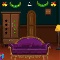 Free online flash games - Escape007Games Vintage Christmas House Escape game - WowEscape 