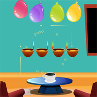 Free online flash games - Games2Mad Find the Diwali Gift game - WowEscape 