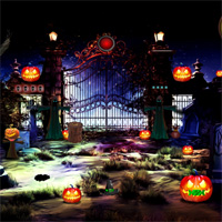 Free online flash games - Top10NewGames Halloween Cemetery Escape game - WowEscape 