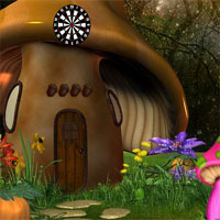 Mushroom House Escape 8bGames