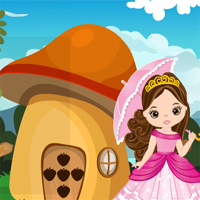Free online flash games - Games4King Cute Princess Escape From Fantasy House game - WowEscape 