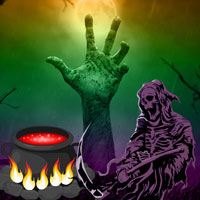 Free online html5 games - Big Halloween Land Escape game 