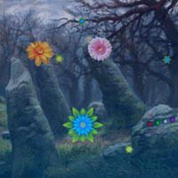 Free online html5 games - Bigescape Flower Fantasy Forest game - WowEscape 