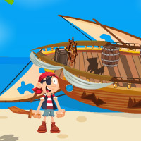 Free online html5 games - Pirates Island Escape-1 game - WowEscape 