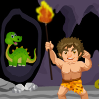 Free online html5 games - Stone Age Man Escape game - WowEscape 