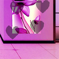 Free online html5 games - Romantic Pink House Escape game 