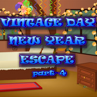 Free online html5 games - Vintage Day New Year Escape-4 game - WowEscape 