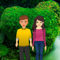 Free online html5 games - Valentine Heart Forest Escape game - WowEscape