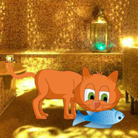 Free online html5 games - Castle Cat Escape game - WowEscape