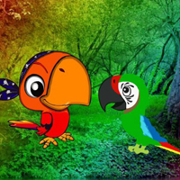 Colorful Jungle Birds Escape