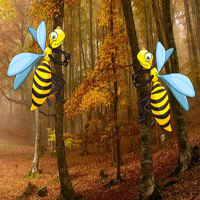 Free online html5 games - Couple Honeybee Escape HTML5 game 