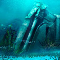 Desolate Underwater Place Escape HTML5