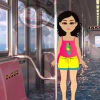 Dream Girl Escape From Train HTML5