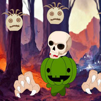 Free online html5 escape games - Escape From Halloween Pumpkin Way