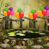 Fantasy Balloon Forest Escape HTML5