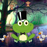 Free online html5 escape games - Frog Find The Darling