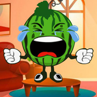 Free online html5 games - Help The Crying Watermelon game - WowEscape