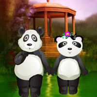 Free online html5 games - Help The Fondness Panda game - WowEscape
