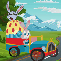 Free online html5 games - Lost The Bunny Car game - WowEscape
