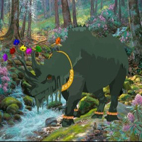 Free online html5 games - Magical Rhinoceros Escape HTML5 game - WowEscape