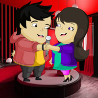 Free online html5 games - Pop Star Couple Escape game 