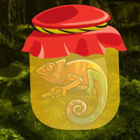 Rainbow Chameleon Forest Escape HTML5