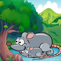 Free online html5 games - Rat Family Escape game - WowEscape