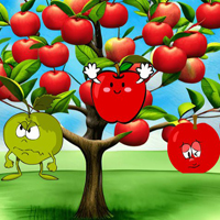 Free online html5 games - Save The Apple Family game - WowEscape