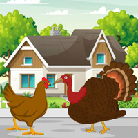 Free online html5 games - Save The Turkey Friend game - WowEscape