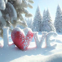 Snow Valentine Escape HTML5