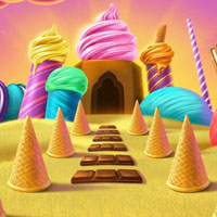 Free online html5 games - Sweet Candy World Escape game 
