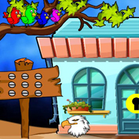 Free online html5 games - G2J Barred Owl Escape game - WowEscape 
