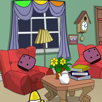 Free online html5 games - G2J Escape from Green Cartoon Room game - WowEscape 