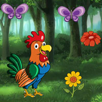 Free online html5 escape games - Wow Rooster Save His Family