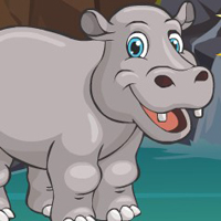 Free online html5 games -  G4E Village Hippopotamus Escape game - WowEscape 