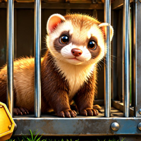 Free online html5 escape games - Rescue the Cute Ferret