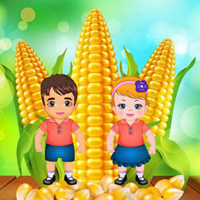 Free online html5 escape games - Corn Land Twins Escape