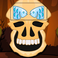 Free online html5 games - G2M Brown Skull Forest Escape game - WowEscape 