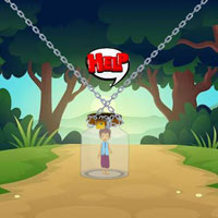 Free online html5 games - Wow Save Bottle Trapped Boy game - WowEscape 