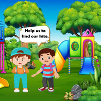 Free online html5 escape games -  Wow Find Flew Away Children Kites