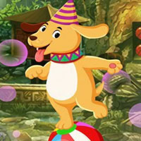 Free online html5 escape games - Magic Circus Dog Escape