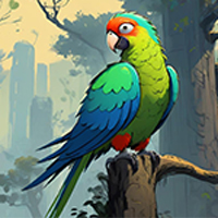 Free online html5 escape games - Urban Parrot Escape Game
