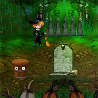 Free online html5 games - Amgel Green Witch Escape game - WowEscape 