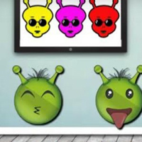 Free online html5 games - 8b Find Three Eyes Alien Doll game - WowEscape 