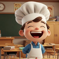 Free online html5 escape games - Laughing Chef Boy Escape 