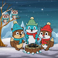 Free online html5 escape games - Wow Animals Suffering From Snow