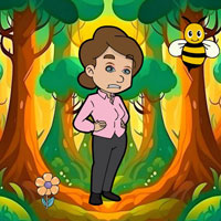 Free online html5 escape games - Office Girl Lost The Car
