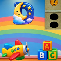 Free online html5 escape games - 8B Rainbow House Find Ben